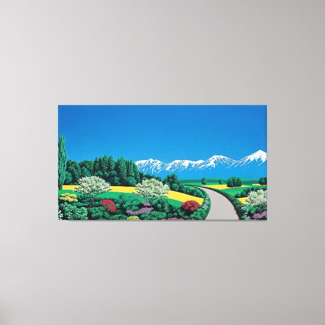 konstmålningar av hiroshi nagai canvastryck (Framsida)