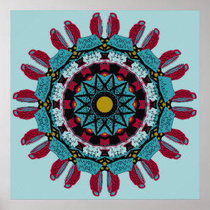 KonstMandalaaffisch Poster