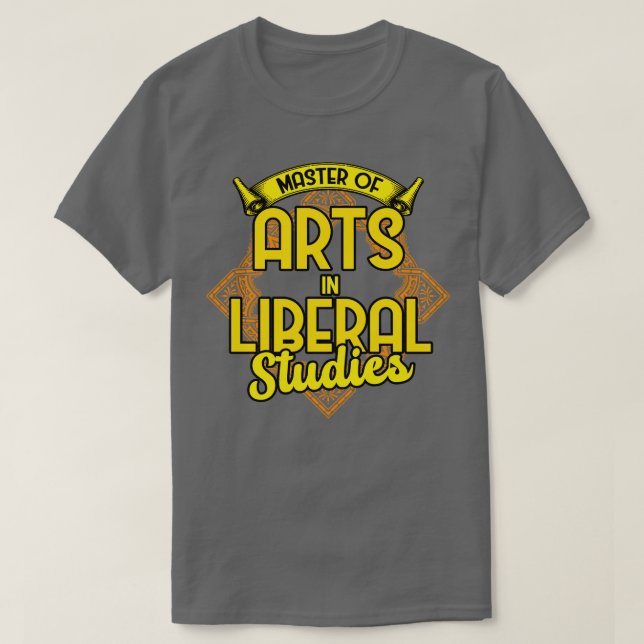 Konstmästare i liberala studier t shirt (Design framsida)