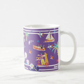 Konstmugg: Helford passage Cornwall. Kaffemugg