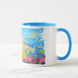 Konstmugg: Sommartiddagar, St Ives, Cornwall Mugg
