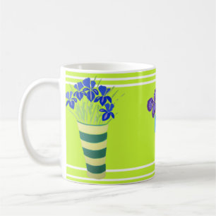 Konstmugg: Trädgårdsmästare limefruktblomma. Kaffemugg