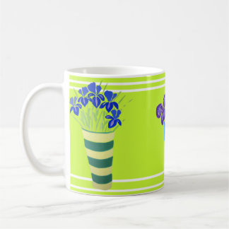 Konstmugg: Trädgårdsmästare limefruktblomma. Kaffemugg