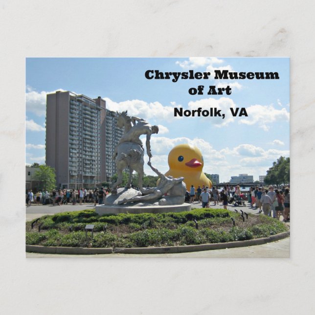 Konstmuseet, Norfolk, Virginia Vykort (Framsida)