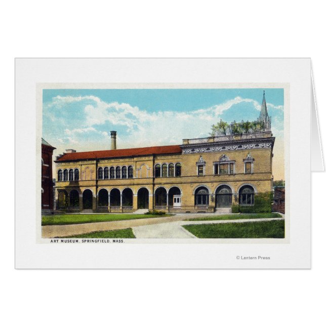 Konstmuseets yttre vy hälsningskort (Framsidan Horizontal)