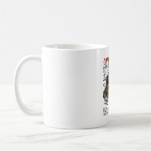 Konstnär Dag Häxa Natt Halloween Skelett Målare Kaffemugg