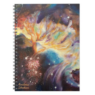 Konstnär för Barbara Sheehan galaxNebula Anteckningsbok