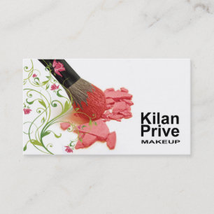 Konstnär "för blommaskönhetsmedel" - Makeup, Visitkort