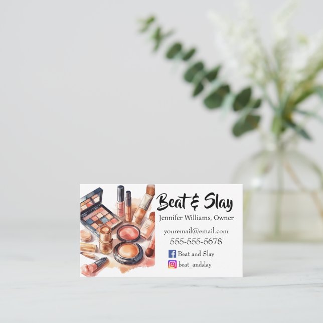 Konstnär för elegant visitkort (Stående Fram)