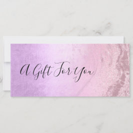 Konstnär för glitter och lila i rosa ros guld