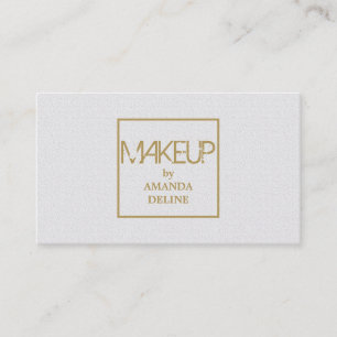 Konstnär för Makeup för modern chic elegant Visitkort