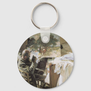 Konstnär i sin ateljé av John Singer Sargent Nyckelring