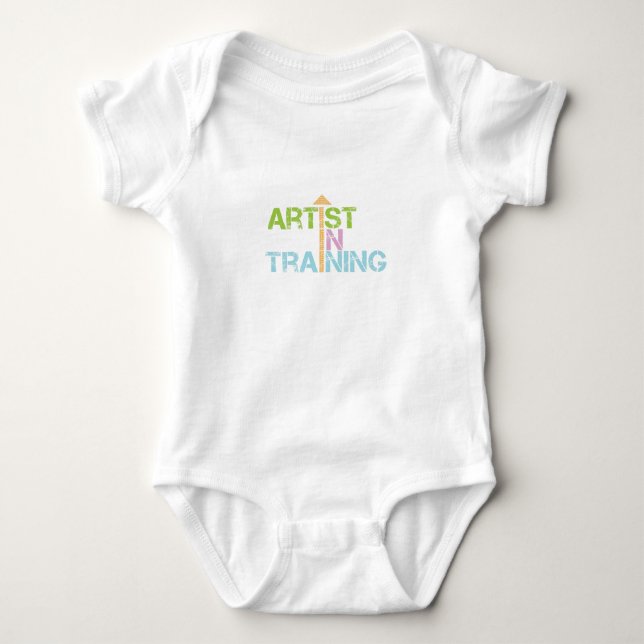 Konstnär i utbildning tee shirt (Framsida)