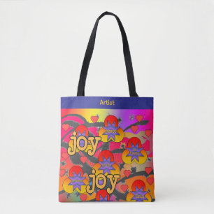 Konstnär Joy Fun Tygkasse