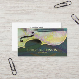 Konstnär Luthier för musiker för Visitkort