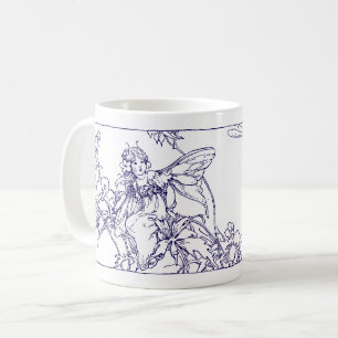 Konstnär: Margaret Ely Webb, 1800-tals era Art Nou Kaffemugg