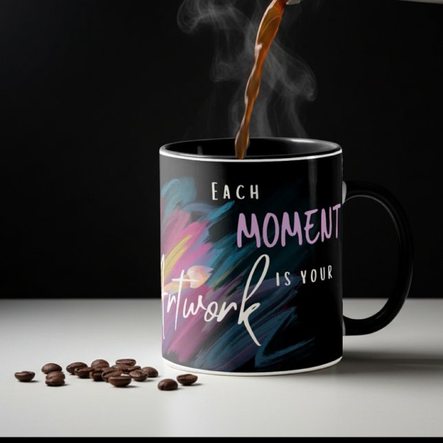 Konstnär Mindfulness Kreativ Present Aestetiskt Ka Mugg (Skapare uppladdad)