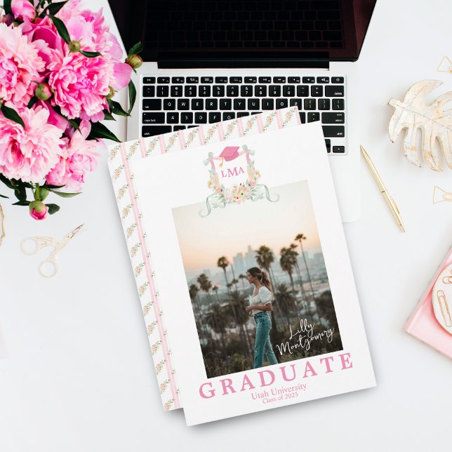 Konstnär Monogram Foto Examenstecken Inbjudningar (Skapare uppladdad)