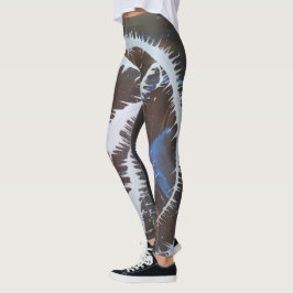 Konstnär på arbetsplatsen leggings