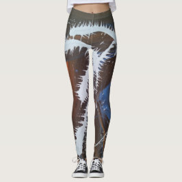 Konstnär på arbetsplatsen leggings