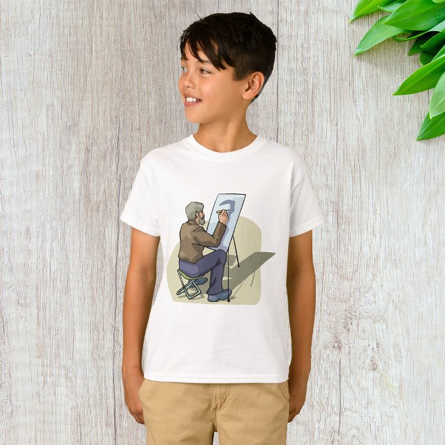 Konstnär på jobbet t shirt (Skapare uppladdad)