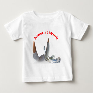 Konstnär på jobbet tee shirt