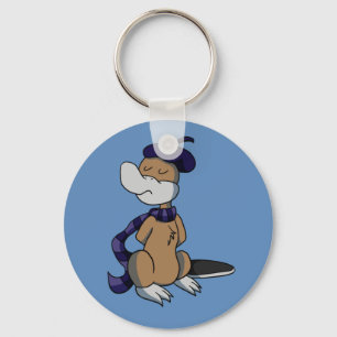 Konstnär Platypi Keychain Nyckelring