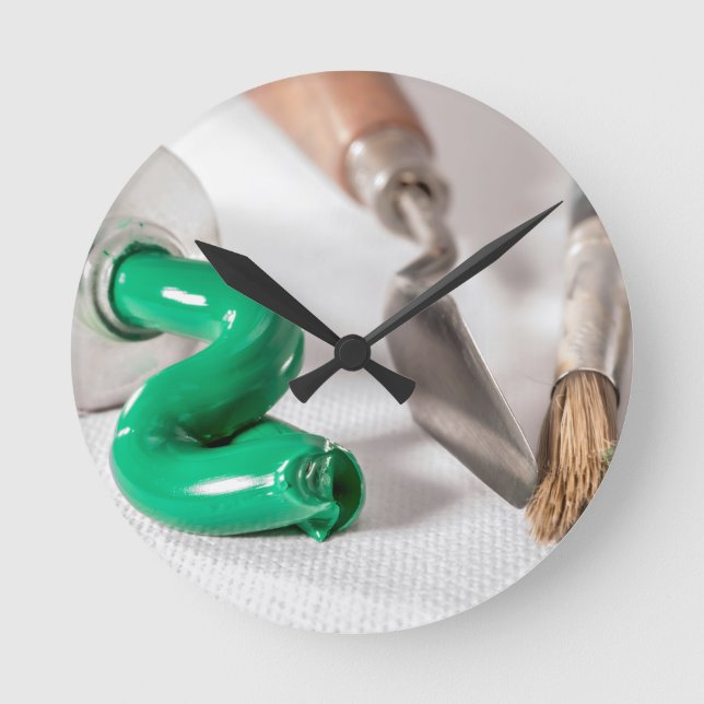 Konstnär Rund Klocka (Framsida)