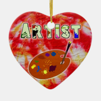 Konstnär Tie Dye Ornament