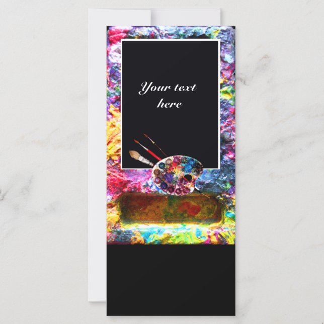 KONSTNÄRA FÄRG-PALETTE- OCH BRYSSELSÄTTNINGAR (Framsida)