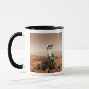 Konstnäråtergivande av Mars roveren Mugg