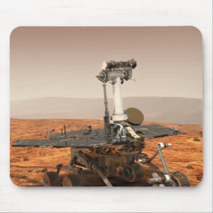 Konstnäråtergivande av Mars roveren Musmatta