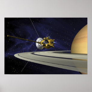 Konstnärbegrepp av Cassini Poster