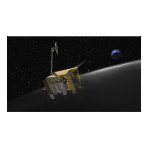 Konstnärbegrepp av den Lunar reconnaissancen Orbi Fototryck
