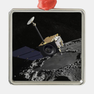 Konstnärbegrepp av den Lunar reconnaissancen Orbi Julgransprydnad Metall
