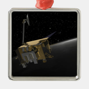 Konstnärbegrepp av den Lunar reconnaissancen Orbi Julgransprydnad Metall