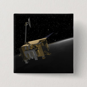 Konstnärbegrepp av den Lunar reconnaissancen Orbi Knapp