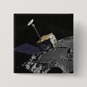 Konstnärbegrepp av den Lunar reconnaissancen Orbi Knapp