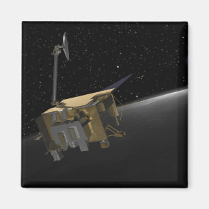 Konstnärbegrepp av den Lunar reconnaissancen Orbi Magnet