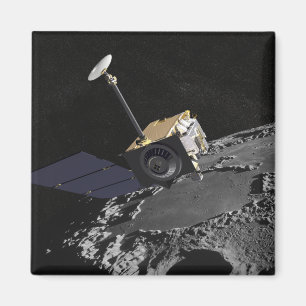 Konstnärbegrepp av den Lunar reconnaissancen Orbi Magnet