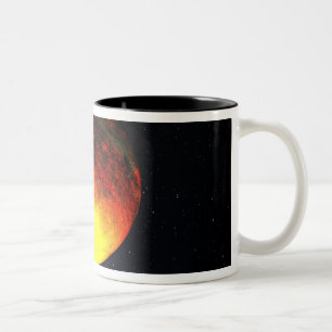 Konstnärbegrepp av Kepler-10b Två-Tonad Mugg