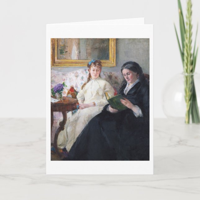 Konstnären Berthe Moriso, Mor och syster Kort (Framsida)