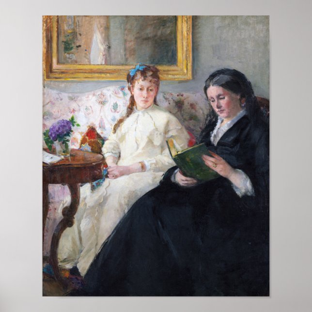 Konstnären Berthe Moriso, Mor och syster Poster (Framsidan)