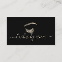 Konstnären Guld Eyelash och brows Makeup Artist Mo