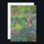 Konstnären i Giverny, efter Claude Monet Julkort<br><div class="desc">Efter Claude Monet - Konstnären i Giverny,  oändliga prickar. Oscar-Claude Monet (1840-1926) var en Fransk målare och grundare av en imponerande målning som ses som en nyckel prekursor till modernisering,  särskilt i hans försök att måla naturen som han uppfattade den.</div>