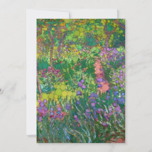 Konstnären i Giverny, efter Claude Monet Julkort