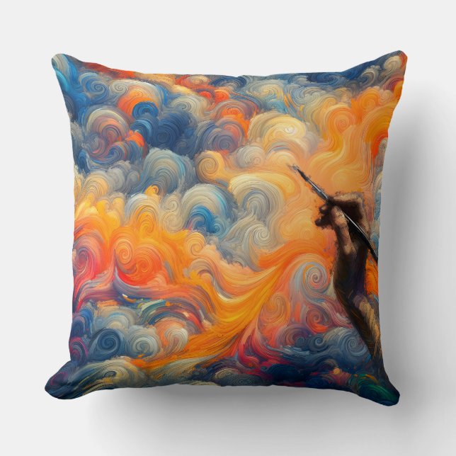 Konstnären i himlar kudde (Framsida)