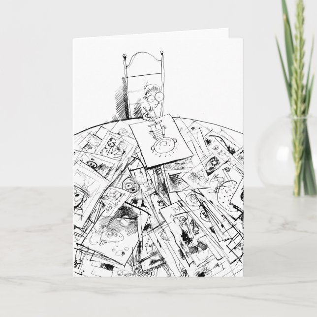 Konstnären som en ung man binder med rep kort (Framsida)