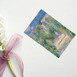 Konstnären vid Vétheuil av Claude Monet Vykort