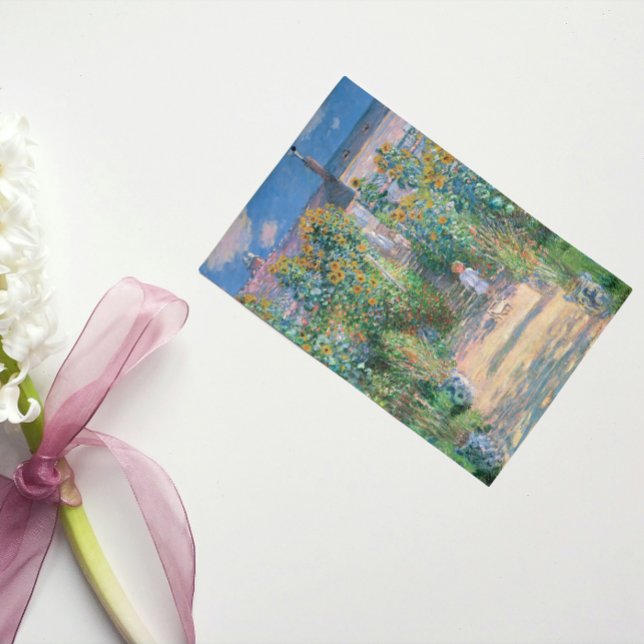 Konstnären vid Vétheuil av Claude Monet Vykort (Skapare uppladdad)